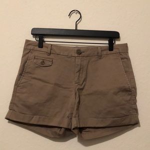 Dark tan shorts